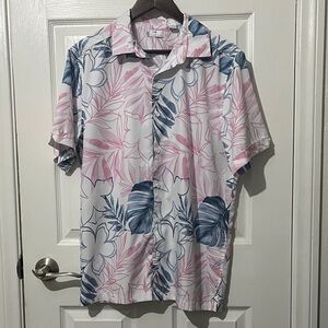 Cafe Luna - Hawaiian Print Button Down